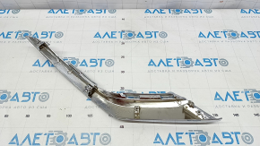 Front bumper molding chrome lower left Mitsubishi Outlander 16-21 rest broken, scratch