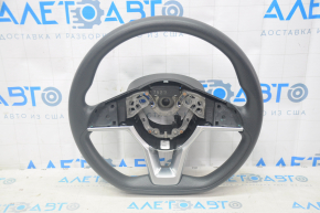 Naked steering wheel Nissan Leaf 18-21 rubber black