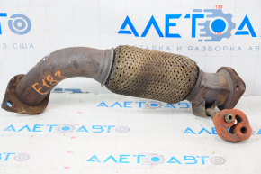 Kia Optima 11-15 2.4 exhaust pipe, corrugation is torn, no stud