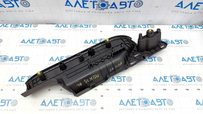 Door sill trim rear left inner Acura MDX 14-17 black, worn
