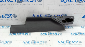 Door sill trim rear left inner Acura MDX 14-17 black, worn