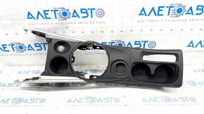 Mitsubishi Outlander Sport ASX 10 center console trim with cup holders - black, scratches