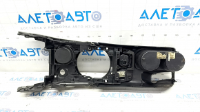 Mitsubishi Outlander Sport ASX 10 center console trim with cup holders - black, scratches