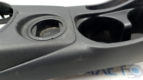 Mitsubishi Outlander Sport ASX 10 center console trim with cup holders - black, scratches