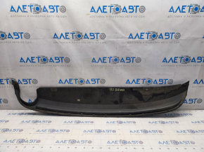 Rear bumper lip VW Passat b7 12-15 USA structure, under 1 pipe, scratches, pressed