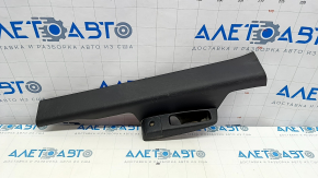 Door sill trim front left Honda Accord 13-17 black, worn