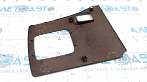 Mitsubishi Galant 08-12 center console trim black, wood insert, scratches, broken fasteners
