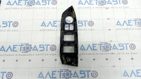 Front left window lift control trim Mazda CX-5 17 - black gloss, scratches, broken mount