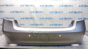 Bare rear bumper Lexus ES350 07-12 silver 3R4, for 2 pipes, scratches