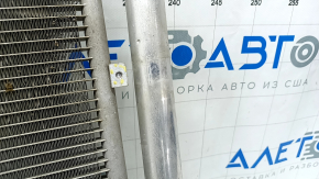 Mazda CX-5 17 air conditioner condenser radiator - honeycombs fell out, dehydrator mounting bolt is broken