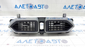 Front panel air duct deflector central Mazda CX-5 17- chrome