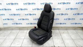Driver's seat Mazda CX-5 17- without airbag, black leather, Alcantara insert, electric with heating, driftwood, not working, dented, for dry cleaning