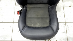 Driver's seat Mazda CX-5 17- without airbag, black leather, Alcantara insert, electric with heating, driftwood, not working, dented, for dry cleaning