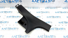 Door sill trim rear left Honda Accord 13-17 black, worn