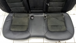 Rear row of seats 2nd row Mazda CX-5 17 - black leather, Alcantara insert, driftwood, dented, dry cleanable