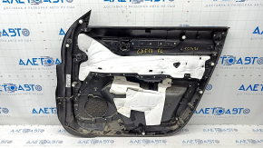 Door trim card front left Mazda CX-5 17- BOSE, with black leather insert, armrest leather black, tear
