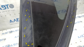 Window blind glass rear right Infiniti FX35 FX45 03-08 scratches on molding, scratches on glass