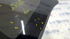 Window blind glass rear left Nissan 350z scratches on glass