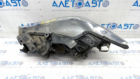 Headlight front right Mazda CX-5 17- complete, LED, crack in mount, sand, scratch, light in lens does not work