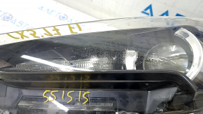Headlight front left Mazda CX-5 17- complete, LED, crack in mount, sand, fogged up
