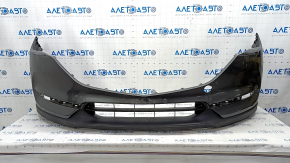 Front bumper bare Mazda CX-5 17- graphite 46G, scratches, dented