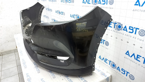 Front bumper bare Mazda CX-5 17- graphite 46G, scratches, dented
