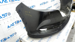 Front bumper bare Mazda CX-5 17- graphite 46G, scratches, dented