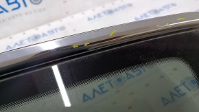 Window blind glass rear right VW Atlas 18- 1 chrome scratches on chrome, scratches on glass