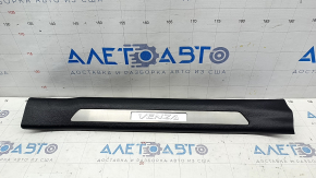 Door sill trim with illumination front left Toyota Venza 21 - black, scratches
