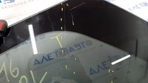 Window blind glass rear left Ford Explorer 11-19 scratches on glass