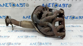 Exhaust manifold with catalytic converter Mazda CX-5 17 - rusty, studs sawed off