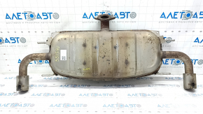 Muffler rear part with barrel Mazda CX-5 17- awd rusty barrel, sawed off studs