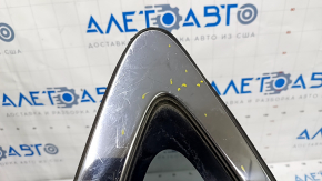 Window blind glass rear right Honda CRV 12-16 scratches on chrome, scratches on glass