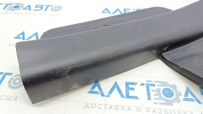 Door sill trim rear right Kia Optima 11-13 black, type 2, worn, crack in fastening