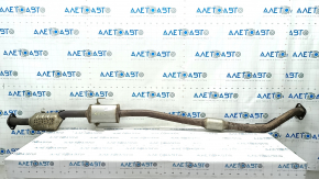 Exhaust line middle part with catalytic converter Mazda CX-5 17- awd rusty, flanges sawed