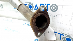 Exhaust line middle part with catalytic converter Mazda CX-5 17- awd rusty, flanges sawed