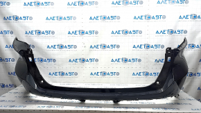 Rear bumper bare Toyota Venza 21 - for parking sensors Limited, black, scratches