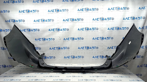 Rear bumper bare Toyota Venza 21 - for parking sensors Limited, black, scratches