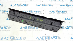 Door sill trim front right Kia Optima 11-15 black, worn