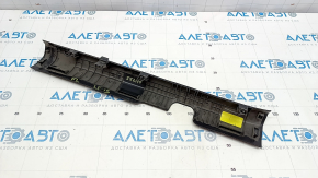 Door sill trim front left inner Hyundai Sonata 15-19 black, worn