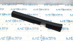 Door sill trim front right inner Hyundai Sonata 15-19 black, worn