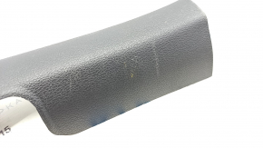 Door sill trim front right inner Hyundai Sonata 15-19 black, worn