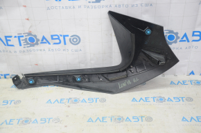 Trunk door spoiler left Nissan Leaf 18-22 black scratches broken mount