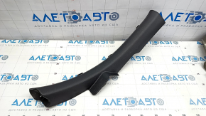 Door sill trim rear left inner Hyundai Sonata 15-19 black, worn