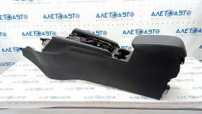 Console central armrest Mazda CX-5 17- leather black, scratches