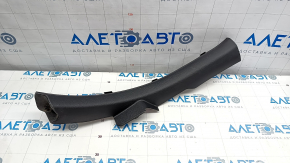 Door sill trim rear left inner Hyundai Sonata 15-19 black, worn