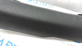 Door sill trim rear right inner Hyundai Sonata 15-19 black, scratch