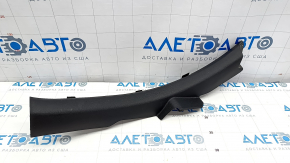 Door sill trim rear right inner Hyundai Sonata 15-19 black, worn