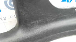 Door sill trim rear left Kia Forte 4d 17-18 rest black, broken fastening, worn