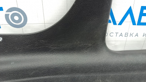 Door sill trim rear right Kia Forte 4d 17-18 rest black, broken fastening, worn